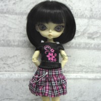 1/6 BJD Outfit Low Waist Skirt + Tee FLOWER 400300 1/6 BJD Outfit Low Waist Skirt + Tee FLOWER 400300