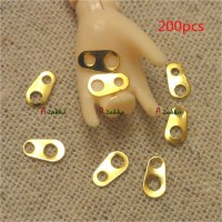 DIY Material 6mm Mini Plate Metal Zipper Head GOLD (200pcs) NDA072SXGLD DIY Material 6mm Mini Plate Metal Zipper Head GOLD (200pcs) NDA072SXGLD