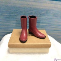 818143 Sekiguchi Momoko 1/6 Size Plastic Doll Shoes - Engineer Boots Tea Brown 818143 Sekiguchi Momoko 1/6 Size Plastic Doll Shoes - Engineer Boots Tea Brown