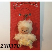 23837  Monchhichi Baby Bebichhichi Friend Plush Mascot Phone Strap - Sheep  ~ LAST ~ 