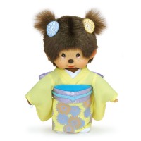 256365 Monchhichi 20cm Plush MCC Kimono Chrysanthemum Girl 256365 Monchhichi 20cm Plush MCC Kimono Chrysanthemum Girl