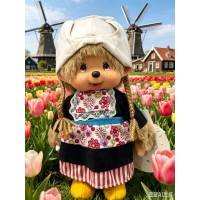 276400 Sekiguchi Monchhichi Plush 20cm MCC National Dutch Girl ~ RARE 276400 Sekiguchi Monchhichi Plush 20cm MCC National Dutch Girl ~ RARE