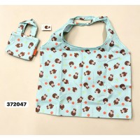 372047 Monchhichi 42.5 x 34cm Eco Bag Green 372047 Monchhichi 42.5 x 34cm Eco Bag Green
