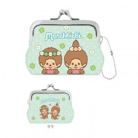 377108 Monchhichi 8.5 x 7.5 x 2cm PU Leather Coin Bag Mascot - Green 377108 Monchhichi 8.5 x 7.5 x 2cm PU Leather Coin Bag Mascot - Green