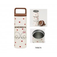 749674 Monchhichi 450ml Thermos Bottle HEART ~ NEW ~ 749674 Monchhichi 450ml Thermos Bottle HEART ~ NEW ~