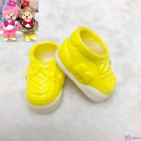 Monchhichi S Size Doll Shoes Plastic Sneaker Yellow XA57-D Monchhichi S Size Doll Shoes Plastic Sneaker Yellow XA57-D