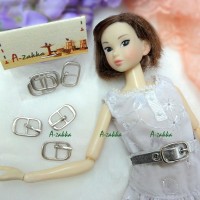 NDA034SLR Doll Dress Crafts 11mm x 18mm Metal Buckle Silver 3pcs NDA034SLR Doll Dress Crafts 11mm x 18mm Metal Buckle Silver 3pcs