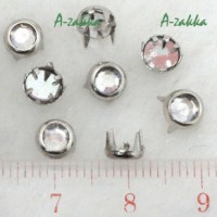 NDA051SLR Doll Dress DIY Crafts Arcylic Diamond 6mm Rivet Silver NDA051SLR Doll Dress DIY Crafts Arcylic Diamond 6mm Rivet Silver