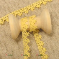NDA098YEW Bjd Dress DIY Crafts Torchon Lace Trim 6mm Yellow (2M) NDA098YEW Bjd Dress DIY Crafts Torchon Lace Trim 6mm Yellow (2M)