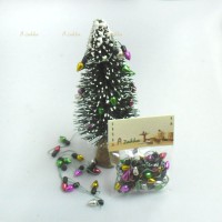 NDA127SLD 1/6 Miniature Mini Christmas Tree Light Bulb Metallic ~ LAST ~ NDA127SLD 1/6 Miniature Mini Christmas Tree Light Bulb Metallic ~ LAST ~