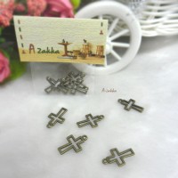 Bjd Necklace Pendant Mini Cross Antique Brass (5pcs) NDA133CPR Bjd Necklace Pendant Mini Cross Antique Brass (5pcs) NDA133CPR
