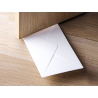 QL10151-WHITE QUALY Living Styles Door Stopper + Envelope Holder QL10151-WHITE QUALY Living Styles Door Stopper + Envelope Holder