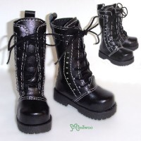 SHM041BLK MSD DOC 1/4 bjd doll Shoes PU Leather Causal Boots BLACK SHM041BLK MSD DOC 1/4 bjd doll Shoes PU Leather Causal Boots BLACK