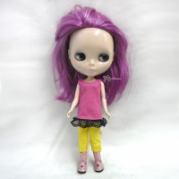 TBS077YEW 1/6 NJD Doll Outfit Lace Tee + Pants ~ LAST ONE ~ TBS077YEW 1/6 NJD Doll Outfit Lace Tee + Pants ~ LAST ONE ~