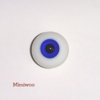 TE16HA03 16mm Glass Eye Ball Deep Purple TE16HA03 16mm Glass Eye Ball Deep Purple