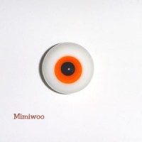 TE16HA13 16mm Glass Eye Ball Orange TE16HA13 16mm Glass Eye Ball Orange