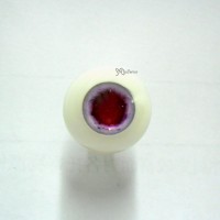 VA16C03 MSD 1/4 Bjd Round Acrylic Meta Doll Eye 16mm Purple w Red Iris VA16C03 MSD 1/4 Bjd Round Acrylic Meta Doll Eye 16mm Purple w Red Iris